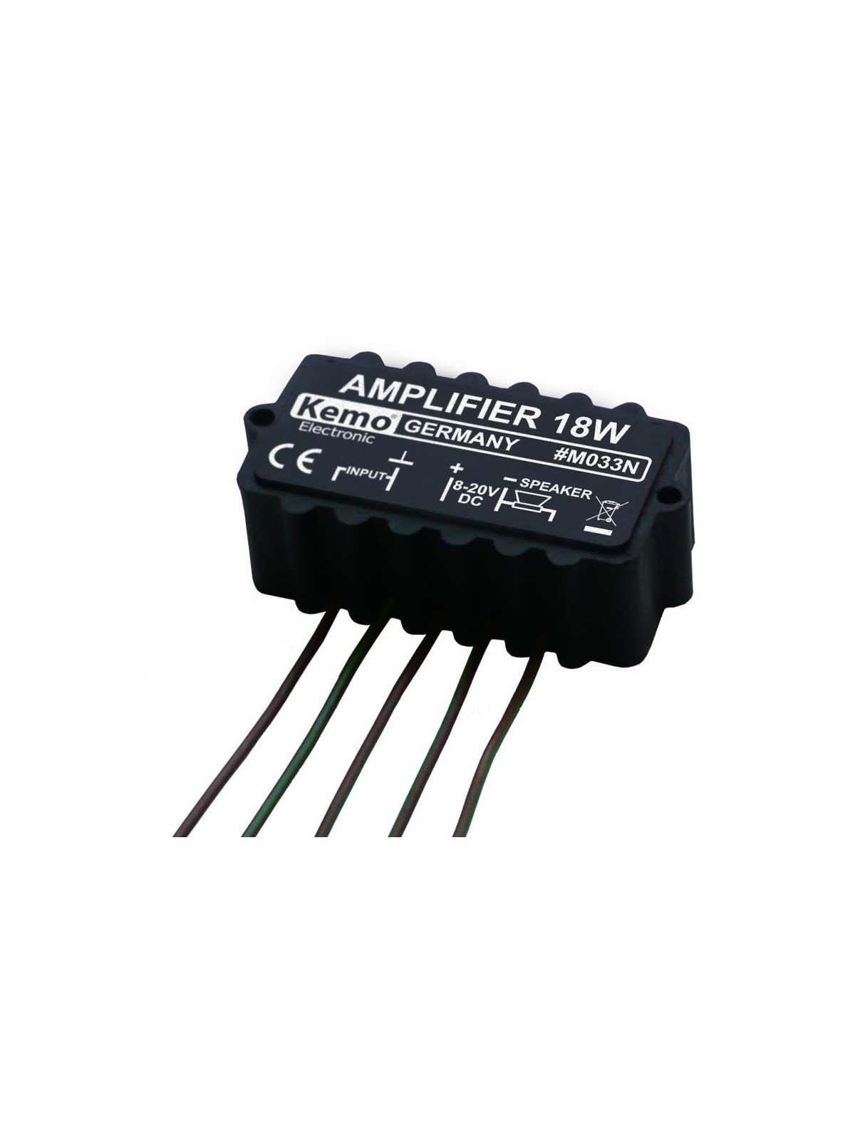 OJAČEVALEC ZVOČNIKA UNIVERZALNI KEMO M033N 9 - 20 V/DC 18 W