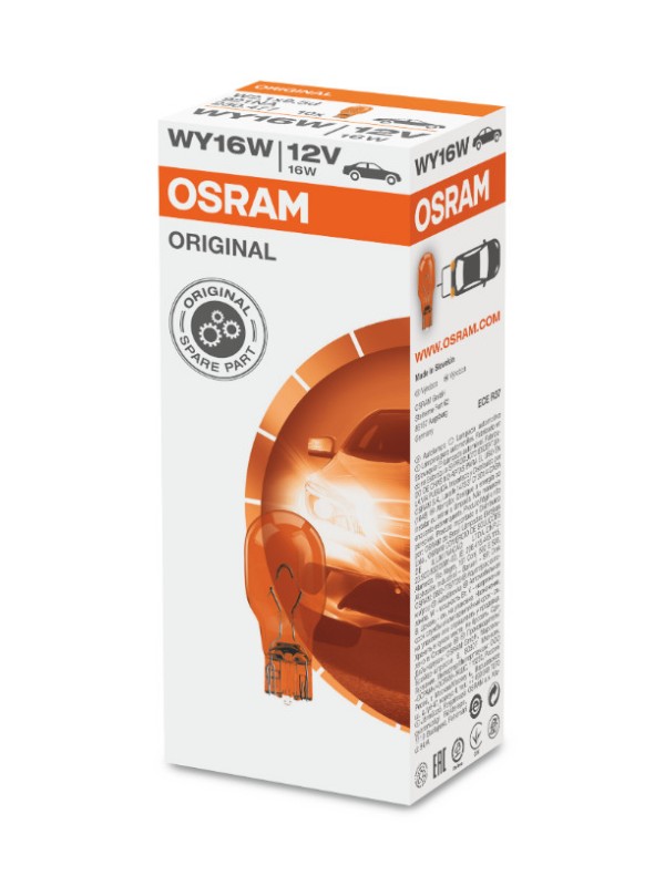 ŽARNICA OSRAM WY16W 921NA 12V W2.1X9.5D UNV1 ORANŽNA