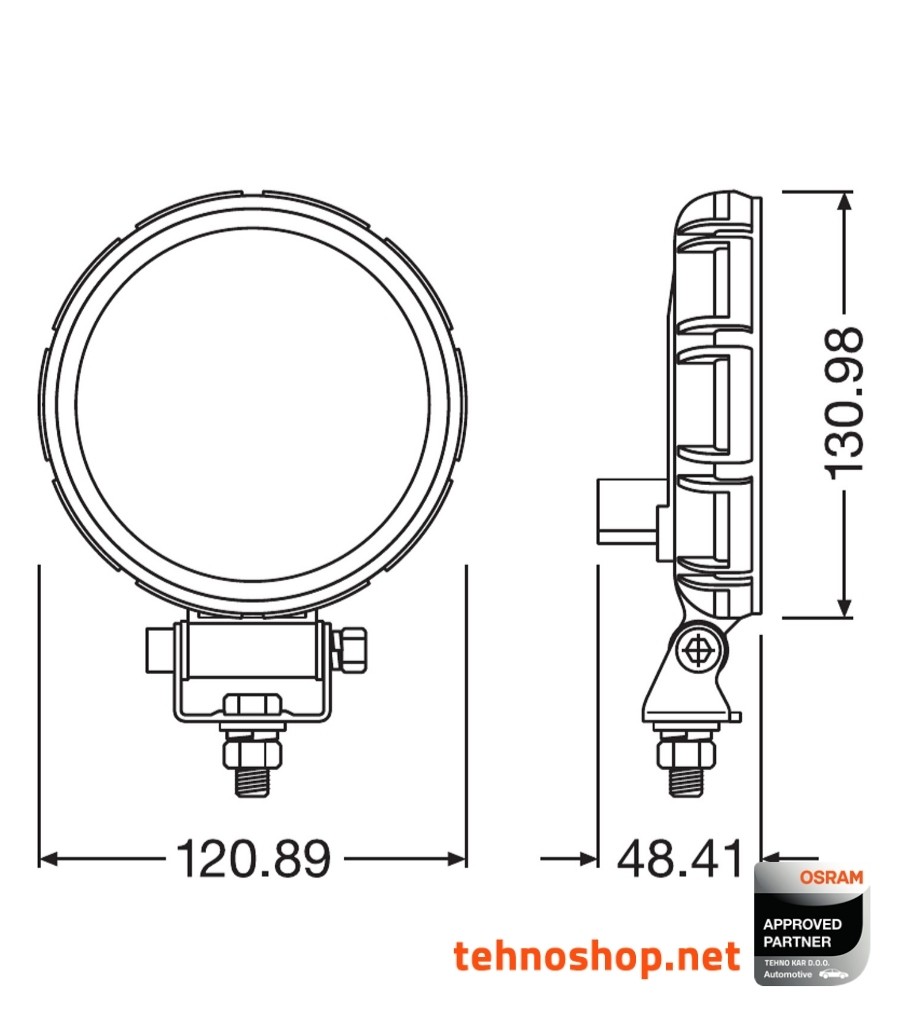 LED REVERSE LIGHT OSRAM LEDriving® VX120R-WD  15W 12/24V LEDDL108-WD