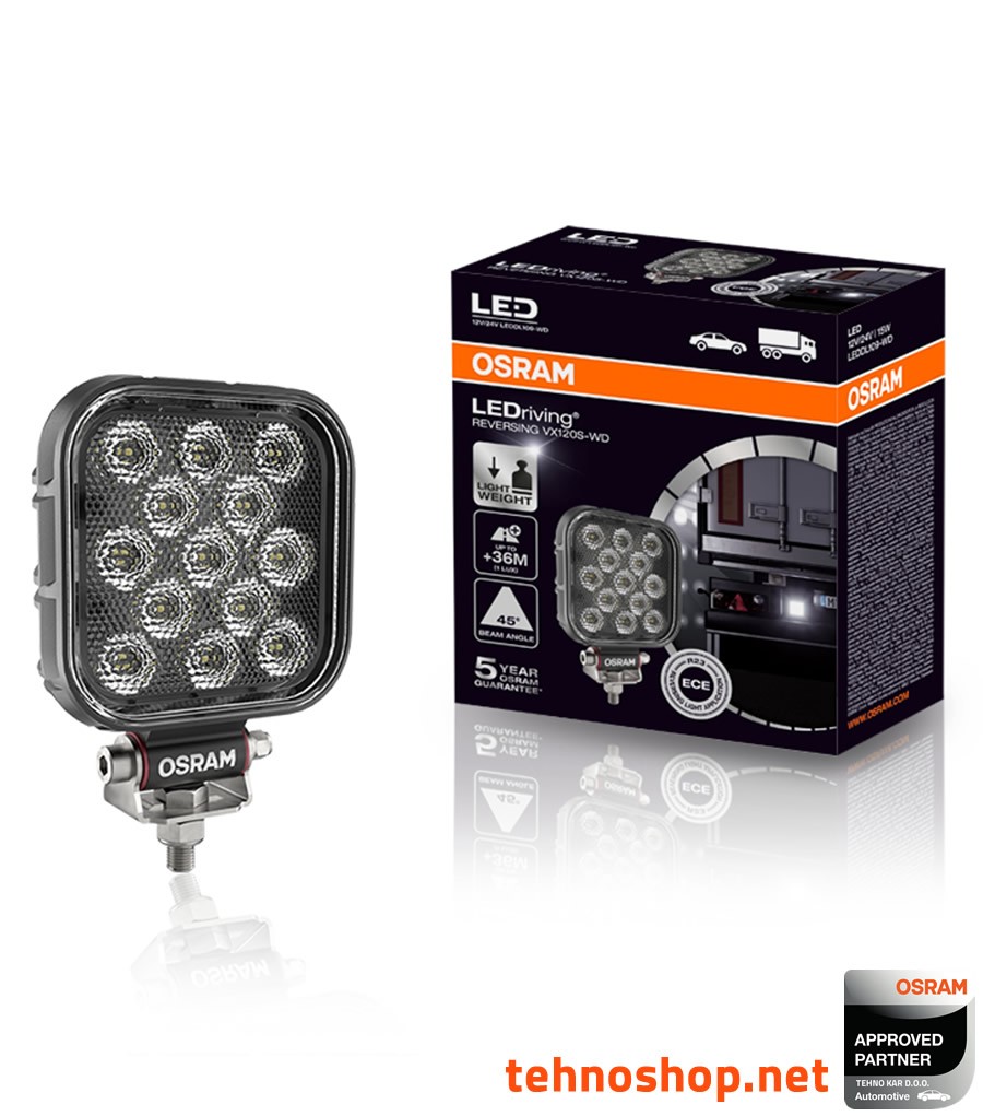LED DELOVNA LUČ OSRAM LEDriving VX120S-WD 15W 12/24V LEDDL109-WD