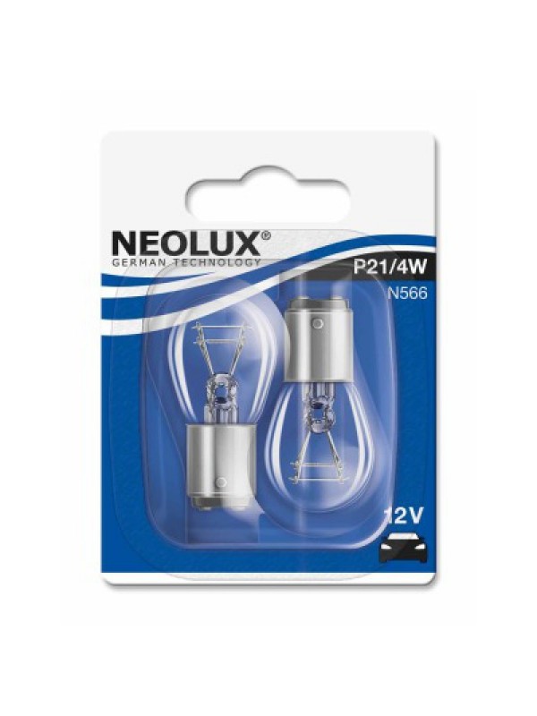 ŽARNICA NEOLUX P21/4W N566-02B 12V BAZ15D BLI2