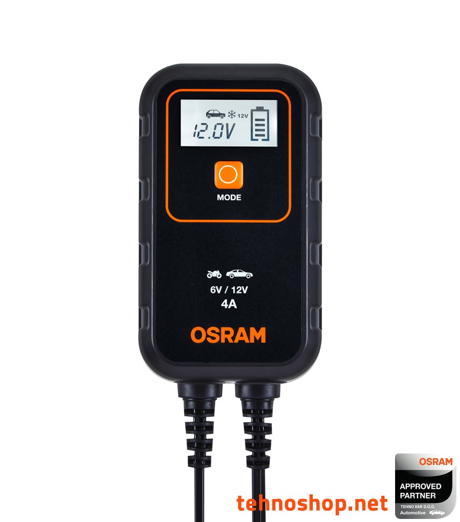 POLNILEC AKUMULATORJA OSRAM BATTERYcharge 904 OEBCS904 6V/12V