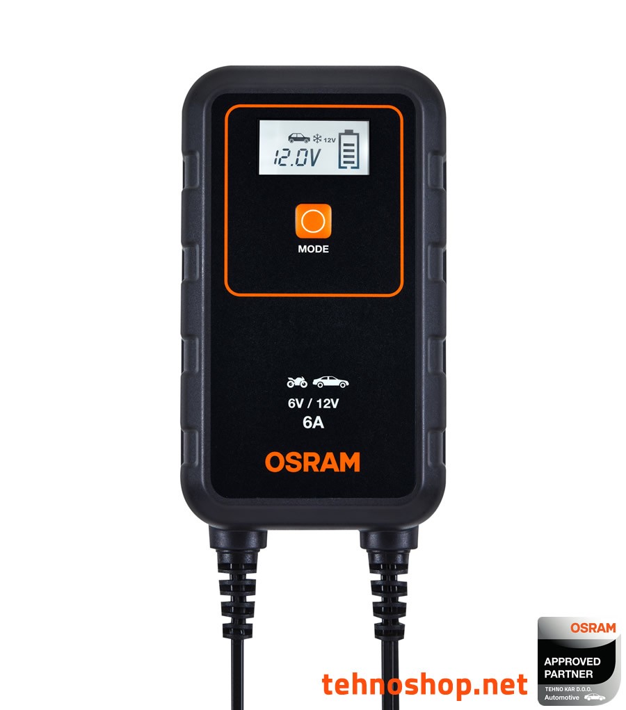 POLNILEC AKUMULATORJA OSRAM BATTERYcharge 906 OEBCS906 6V/12V