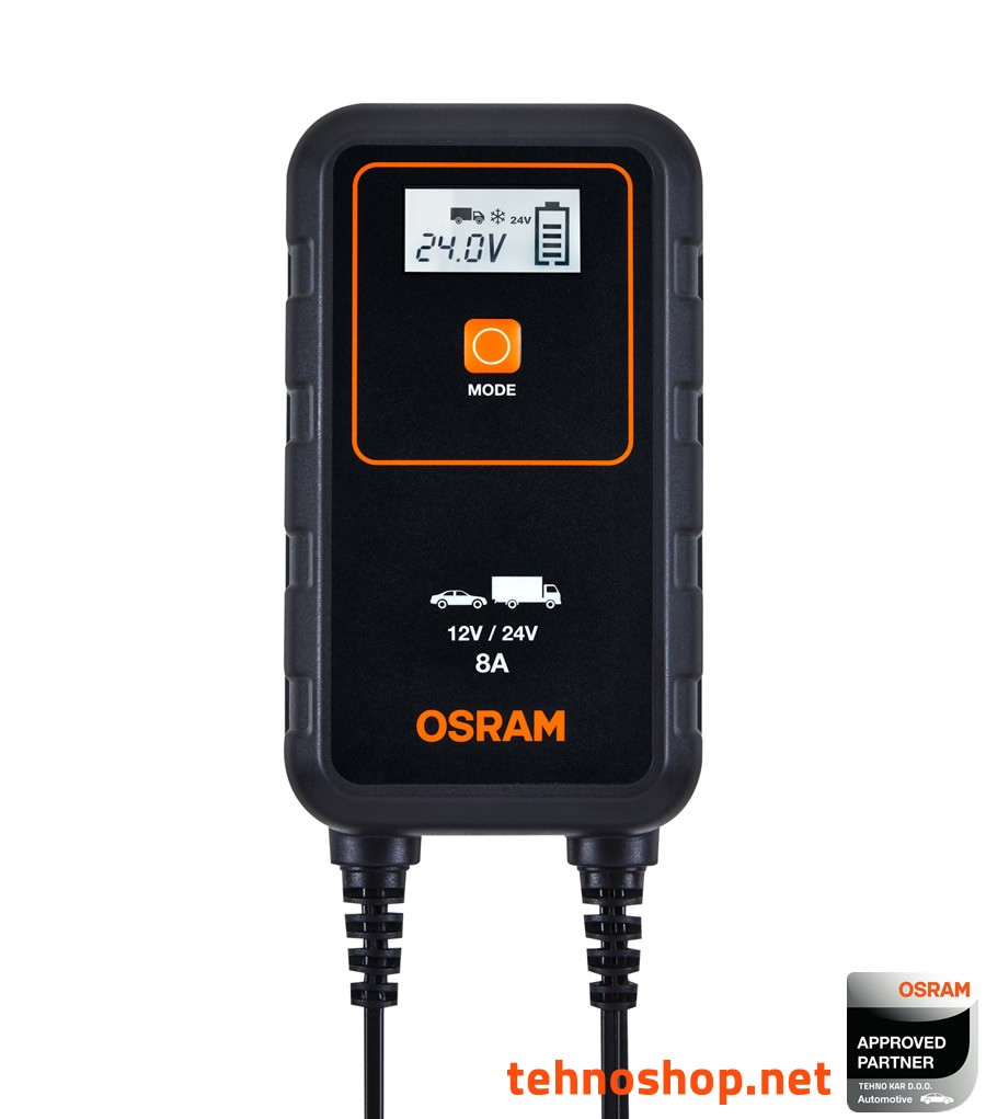 POLNILEC AKUMULATORJA OSRAM BATTERYcharge 908 OEBCS908 12V/24V