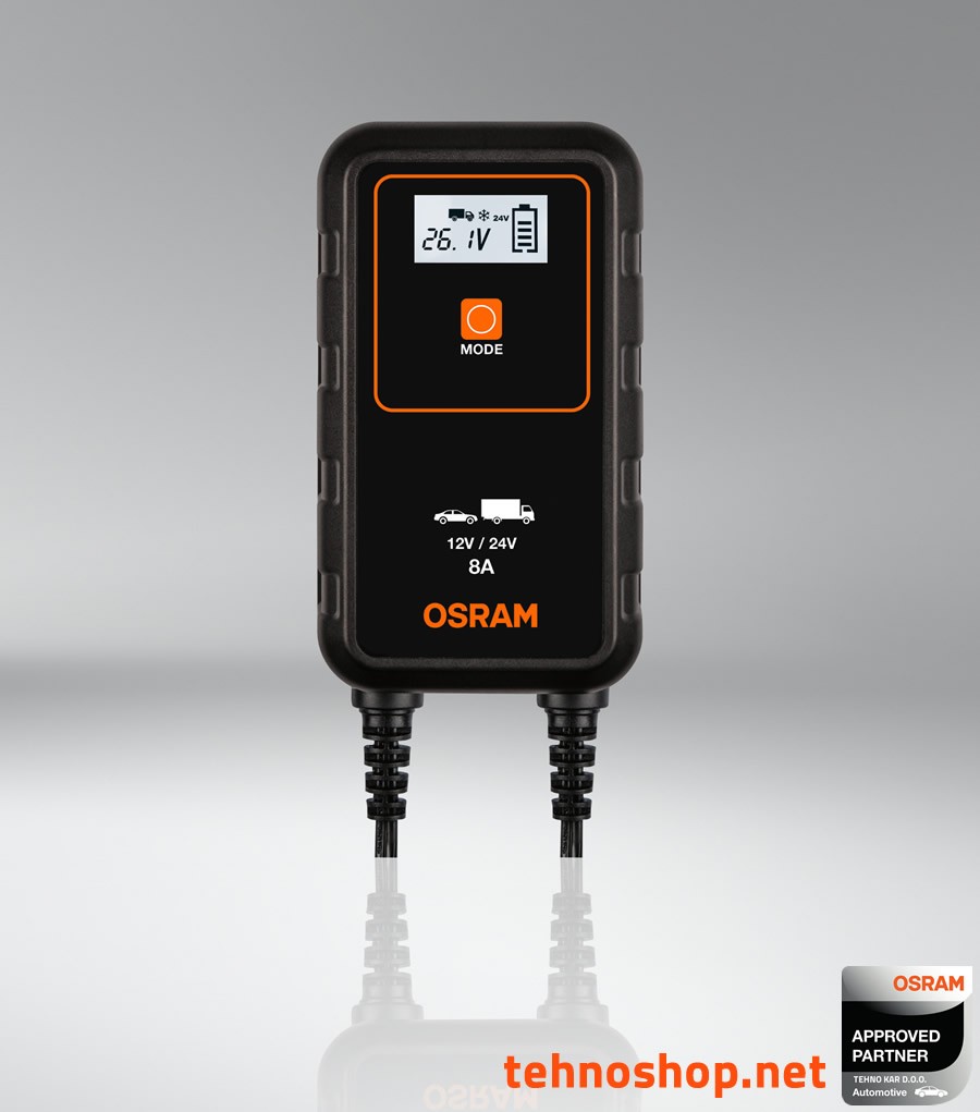 POLNILEC AKUMULATORJA OSRAM BATTERYcharge 908 OEBCS908 12V/24V