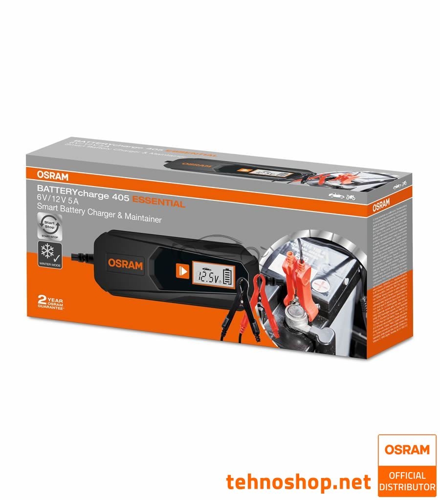 POLNILEC AKUMULATORJA OSRAM BATTERYcharge 405 ESSENTIAL OEBCS405ESN 6V/12V 5A