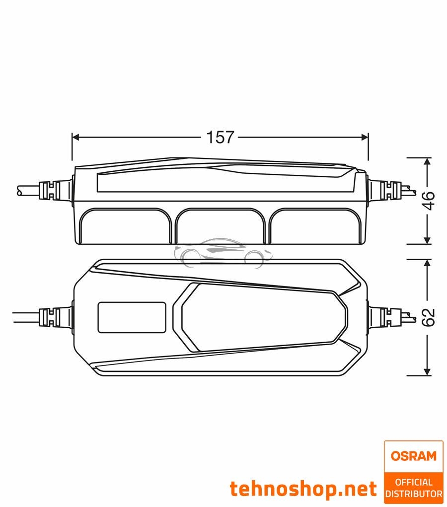 POLNILEC AKUMULATORJA OSRAM BATTERYcharge 405 ESSENTIAL OEBCS405ESN 6V/12V 5A