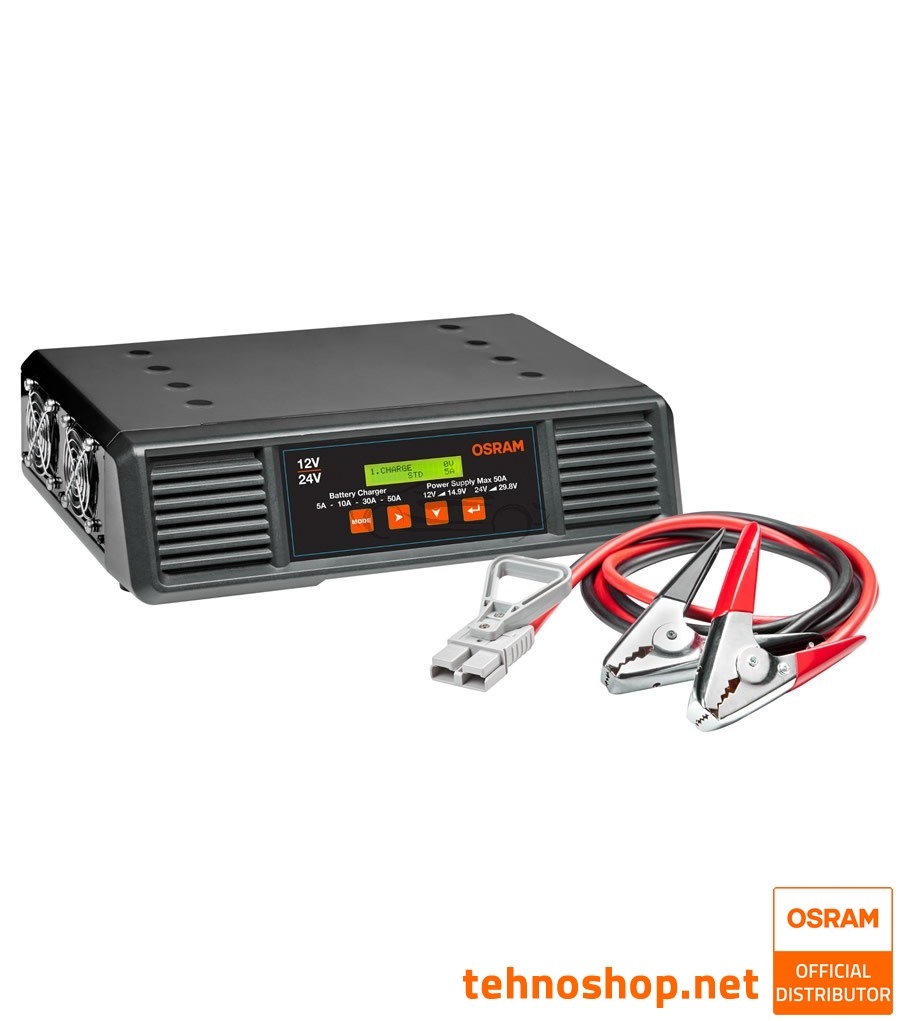 POLNILEC AKUMULATORJA OSRAM BATTERYcharge PRO 50A OSCP5024 12V/24V