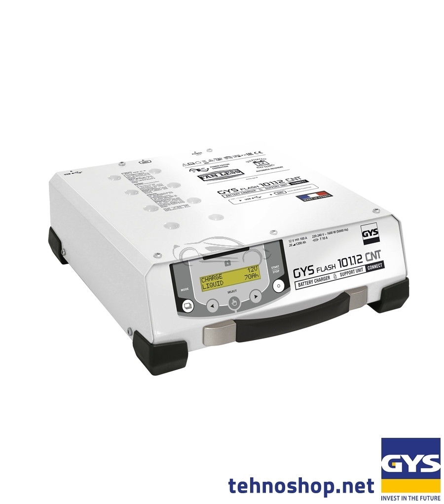 VISOKOFREKVEČNI POLNILEC AKUMULATORJEV GYS 100A GYSFLASH 101.12 CNT FV 12V