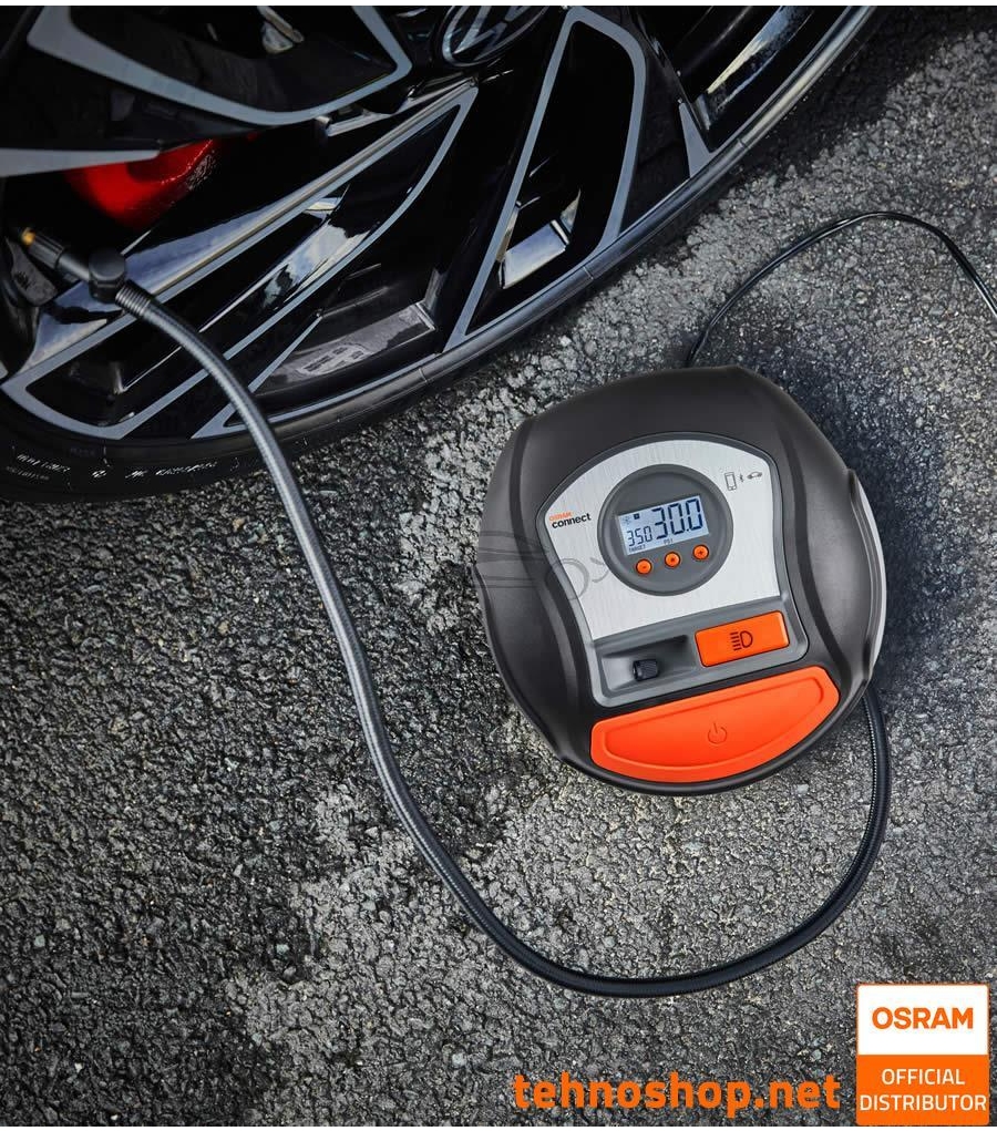 PRENOSNI ZRAČNI KOMPRESOR OSRAM TYREinflate Connect 650 OTIC650 12V