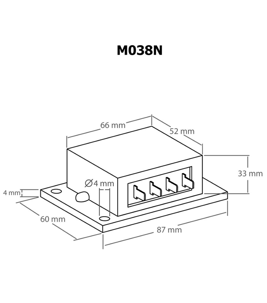 PRETVORNIK NAPETOSTI KEMO M038N 24V na 12V max. 3A