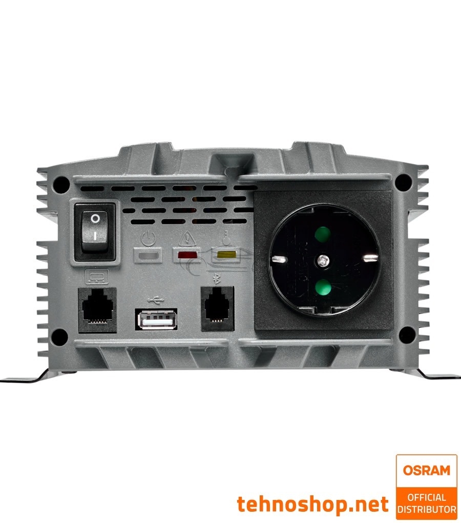 INVERTER OSRAM POWERinvert PRO 12V DC - 230V AC 600W RCD OEINVPAR6