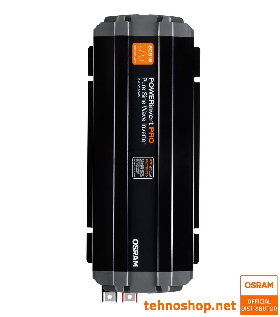 INVERTER OSRAM POWERinvert PRO 12V DC - 230V AC 600W RCD OEINVPAR6
