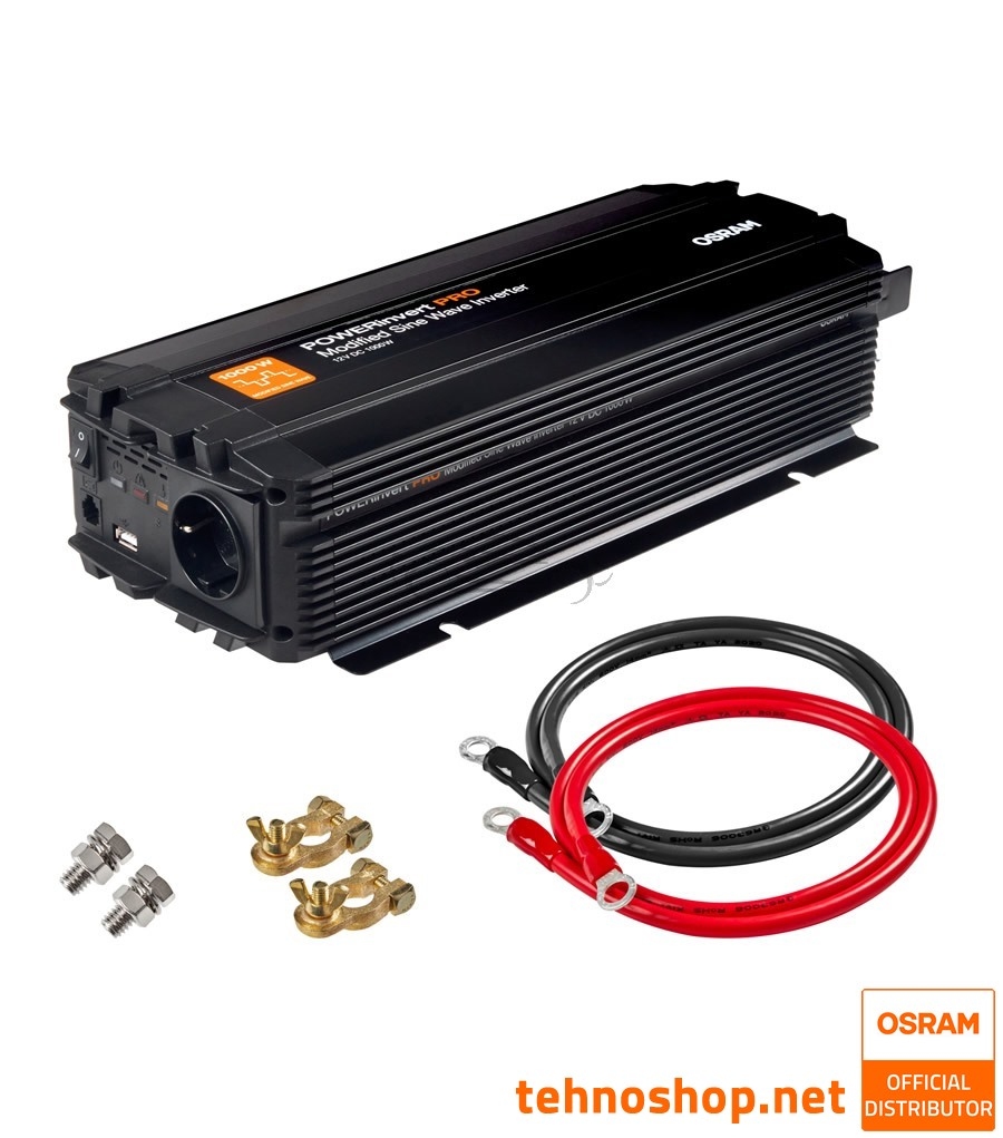 INVERTER OSRAM POWERinvert PRO 12 V DC - 230 V AC 1000W OEINVMA10