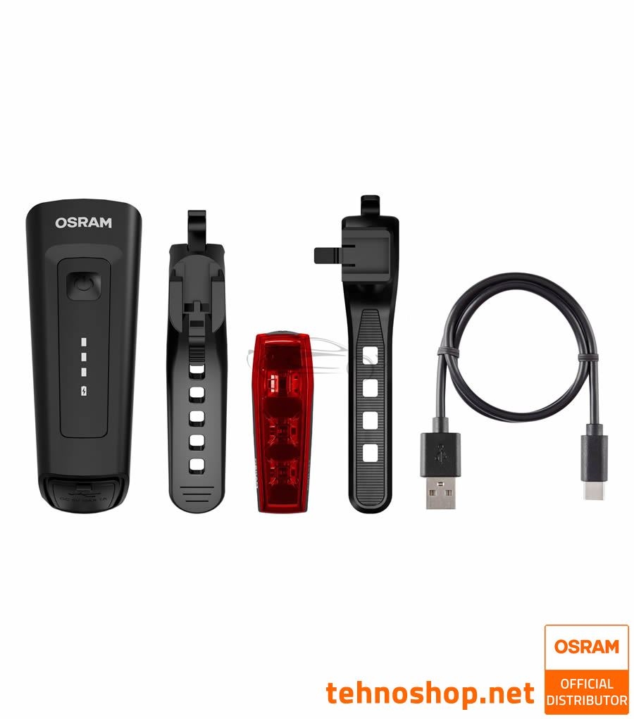 SET PREDNJE IN ZADNJE LED LUČI ZA KOLO OSRAM LEDsBIKE RACE 50 SET