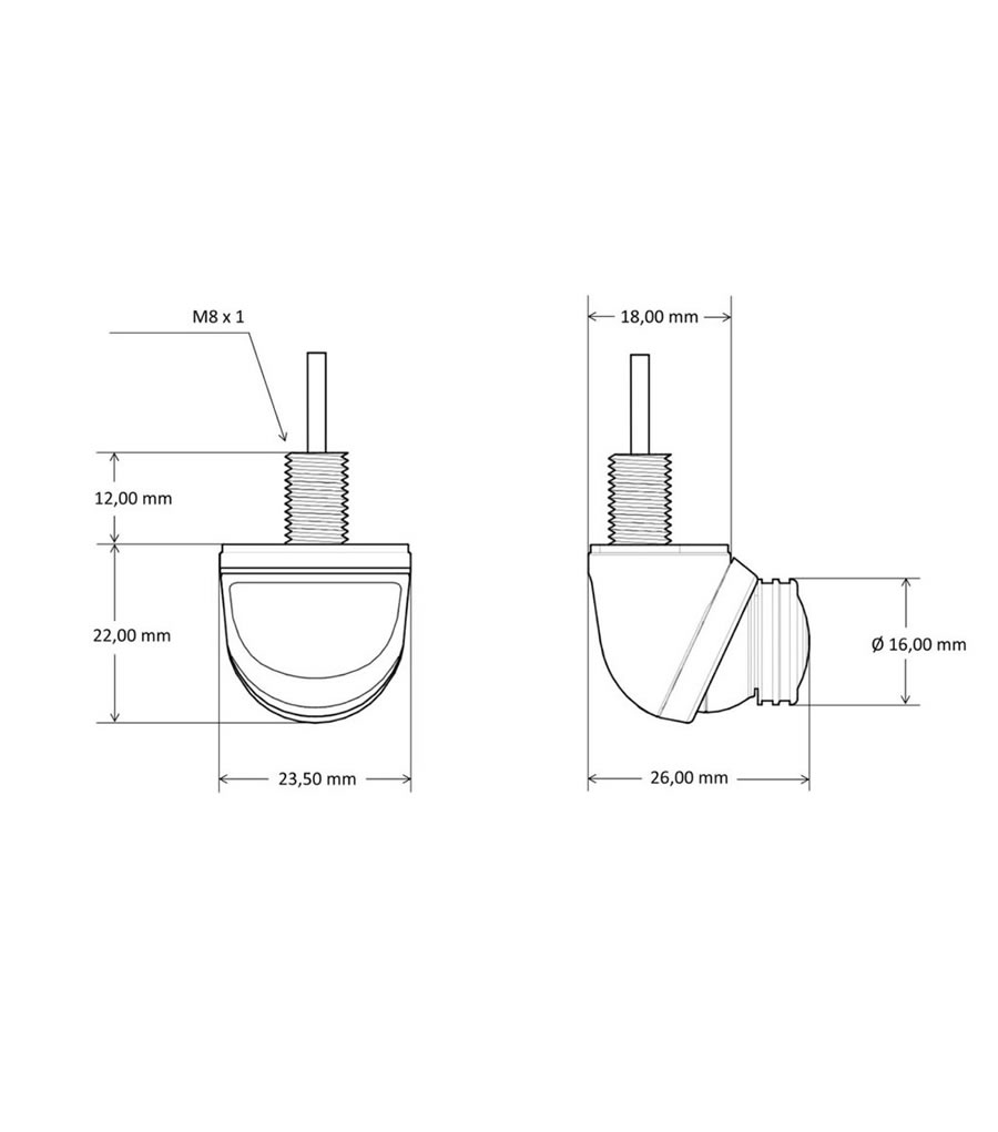WIDE ANGLE VIEW CAMERA FULLHD 1080p AHD NIGHT VISION TSBCUNI-WIDE-AHD 12/24V