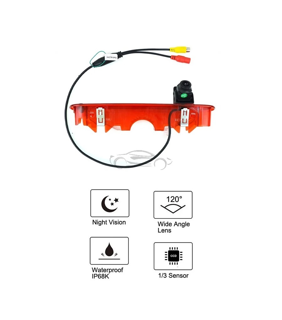 VZVRATNA KAMERA AHD ZA RENAULT KANGOO TSBCREN-02 TRETJA ZAVORNA LUČ