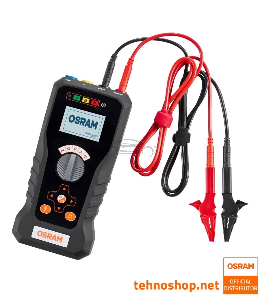 VEČFUNKCIJSKI MERILNIK MULTIMETER OSRAM BATTERYtest PRO OMM600