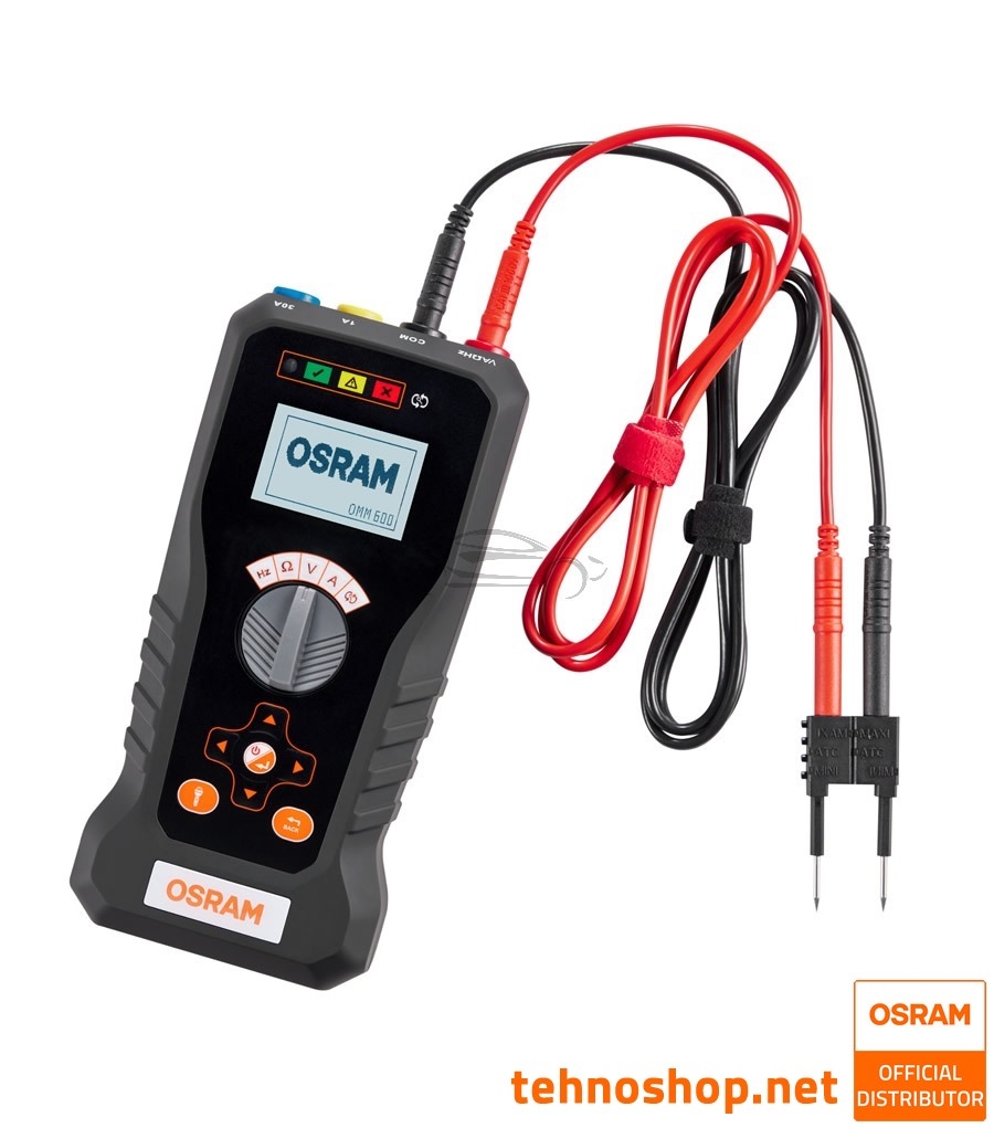 VEČFUNKCIJSKI MERILNIK MULTIMETER OSRAM BATTERYtest PRO OMM600