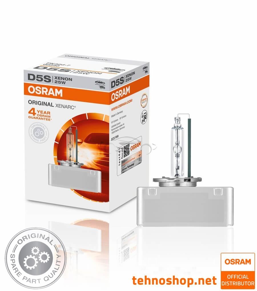 ŽARNICA OSRAM XENON D5S 66540 ORIGINAL XENARC 25W 12V PK32D-7 FS1