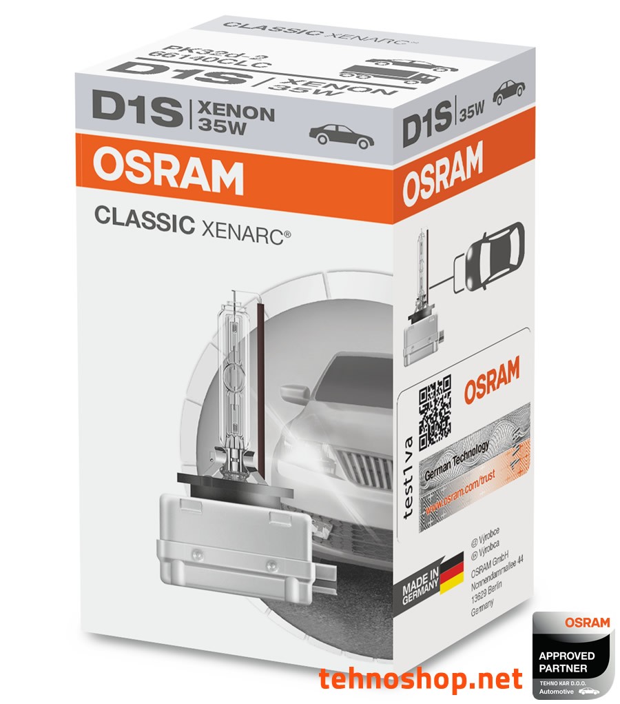 ŽARNICA OSRAM XENON D1S 66140CLC 35W PK32D-2 FS1