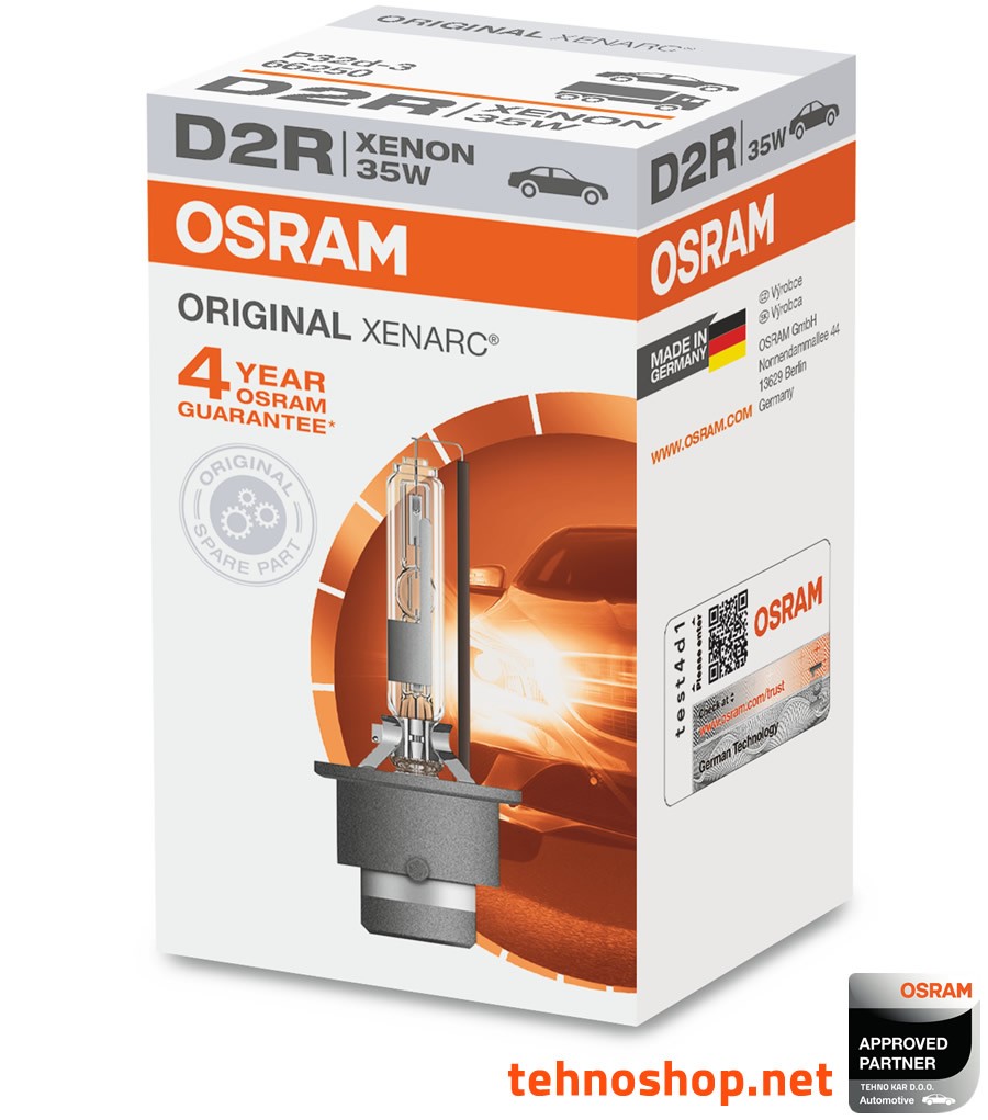 ŽARNICA OSRAM XENON D2R 66250 35W P32D-3 FS1