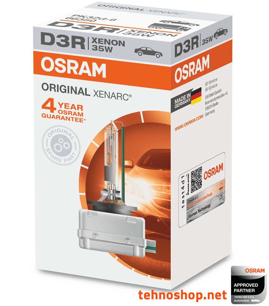 ŽARNICA OSRAM XENON D3R 66350 35W 42V PK32D-6 FS1