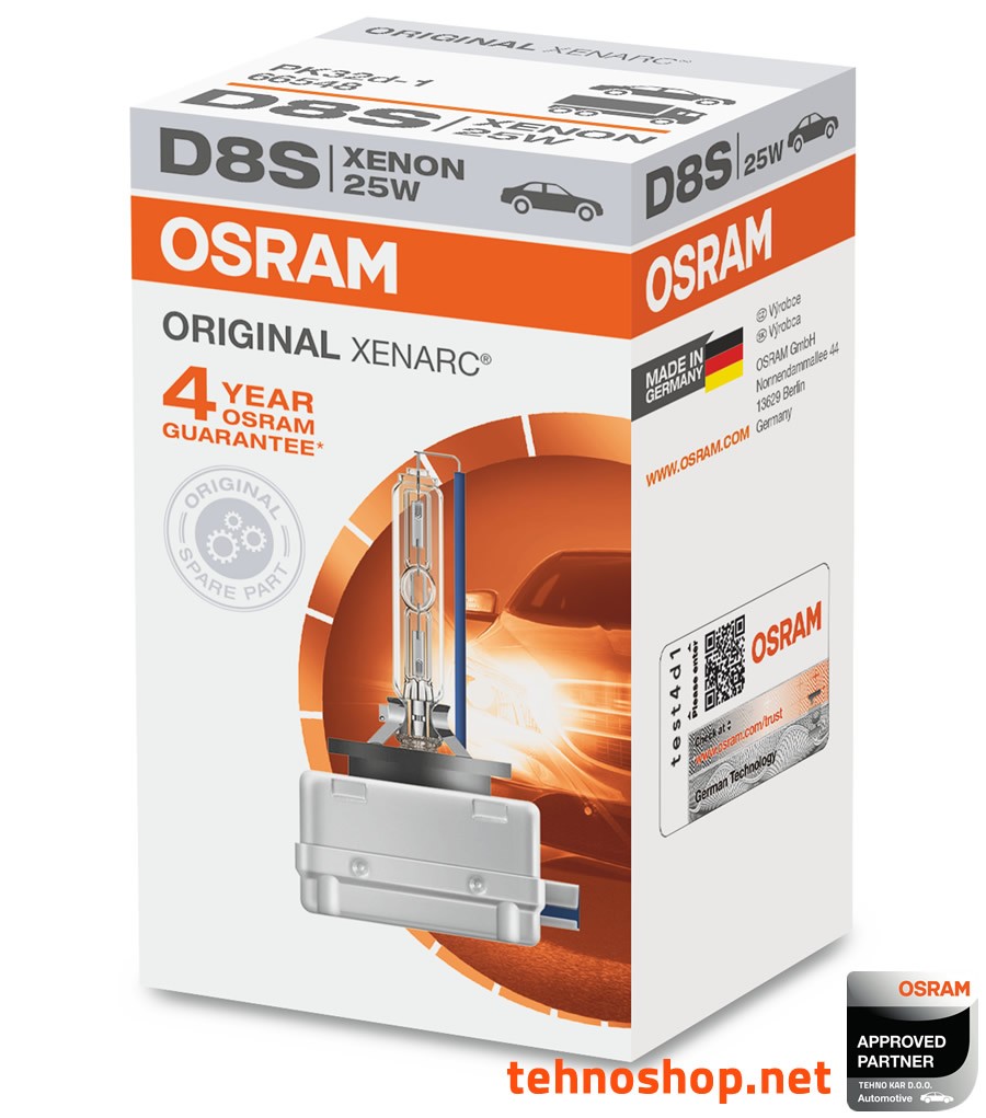 ŽARNICA OSRAM XENON D8S 66548 25W 40V PK32D-1 FS1