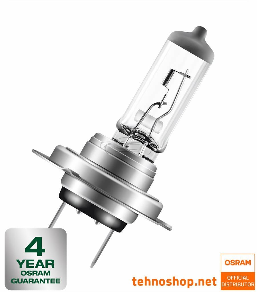 HALOGEN BULB OSRAM H7 ULTRALIFE 64210ULT-1BL 55W 12V PX26D 1BL