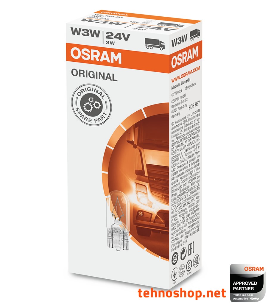 ŽARNICA OSRAM W3W 2841 24V W2.1X9.5D UNV1