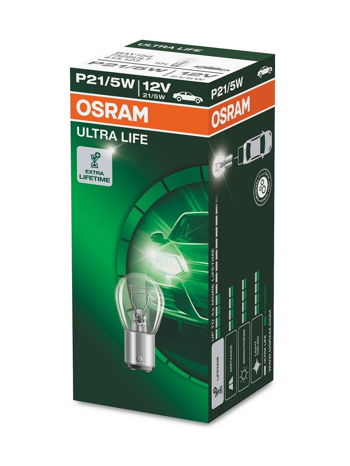 ŽARNICA OSRAM  P21/5W 7528ULT 12V BAY15D UNV1