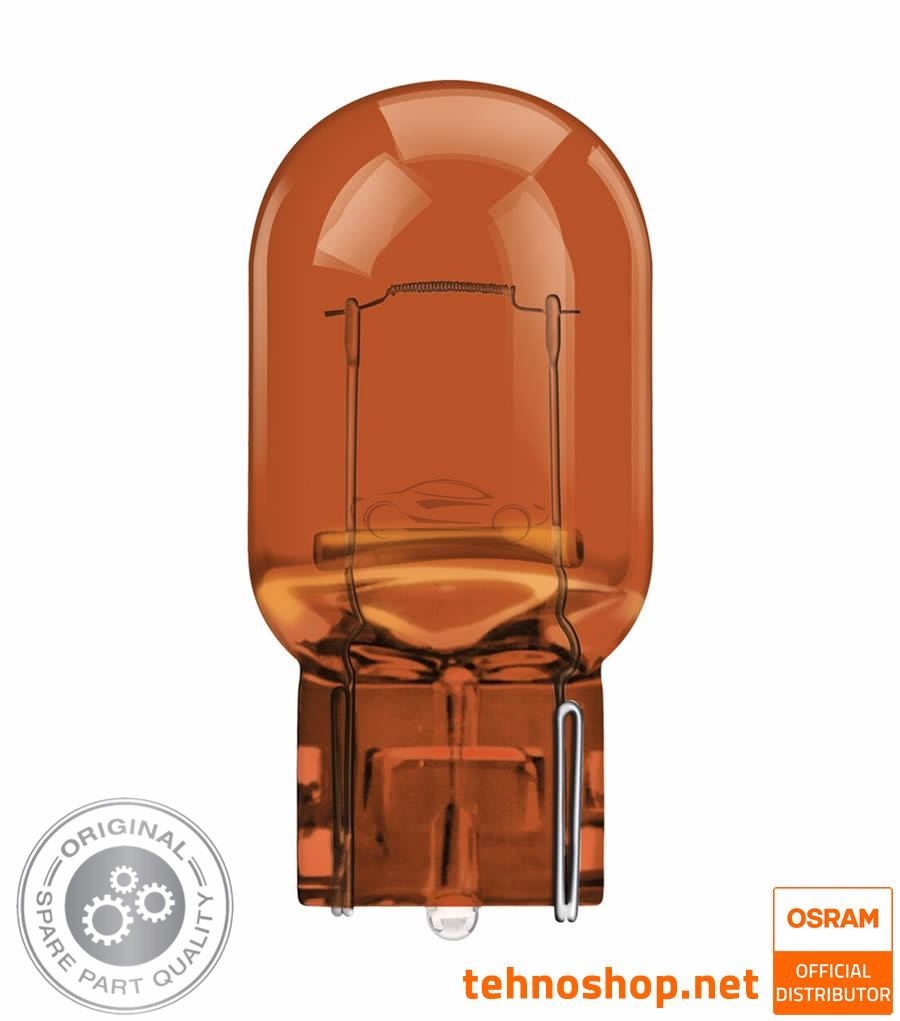 OSRAM WY21W ORANGE BULB 7504-2BL ORIGINAL 12V WX3x16d 2BL