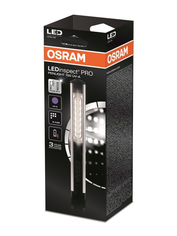 SVETILKA OSRAM LEDIL106 INSPECTION LAMP PRO PENLIGHT 150 UVA BLI1