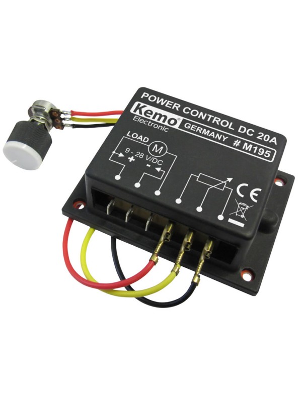 PWM POWER CONTROL KEMO M195 9-28V/DC, MAX. 20A