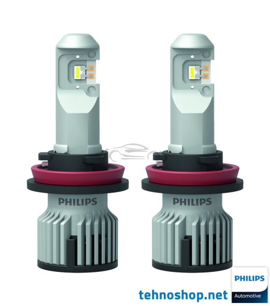 LED BULBS PHILIPS H11 ULTINON PRO6000 HL U60B BOOST ECE 11362U60BX2 12V ...