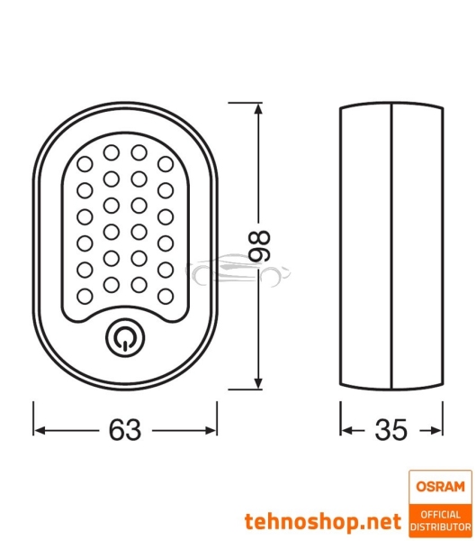 LED DELOVNA SVETILKA OSRAM LEDIL302 INSPECTION LAMP BLI1