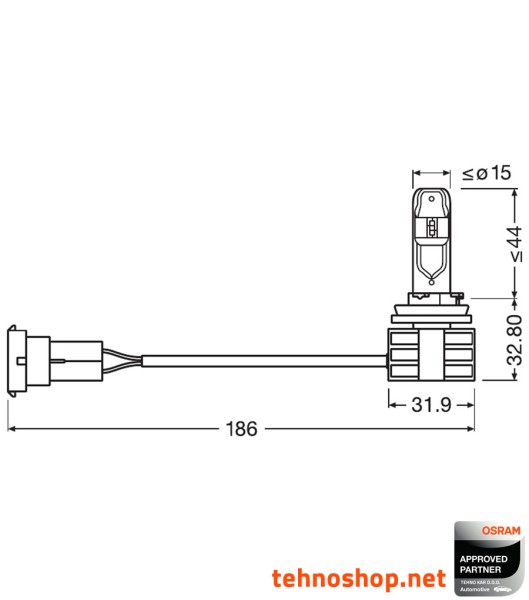 LED ŽARNICE H11 OSRAM LEDriving® HL 67211CW LED 12V PGJ19-2 FS2
