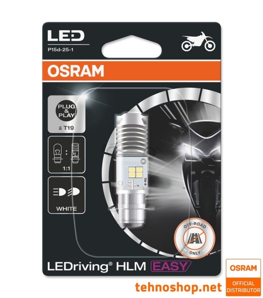 LED ŽARNICA OSRAM T19 LEDriving HLM EASY 7335DWESY-01B P15d