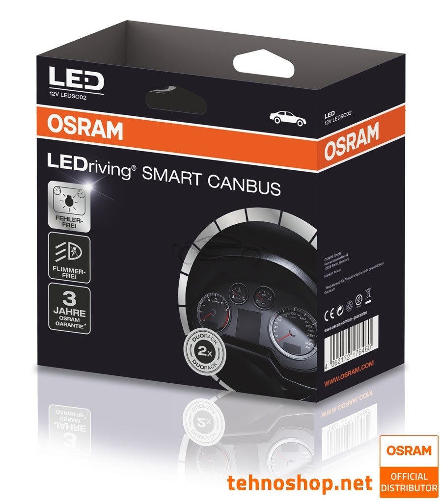 DEKODER OSRAM SMART CANBUS ZA LED H7 NIGHT BREAKER LED LEDSC02 FS2