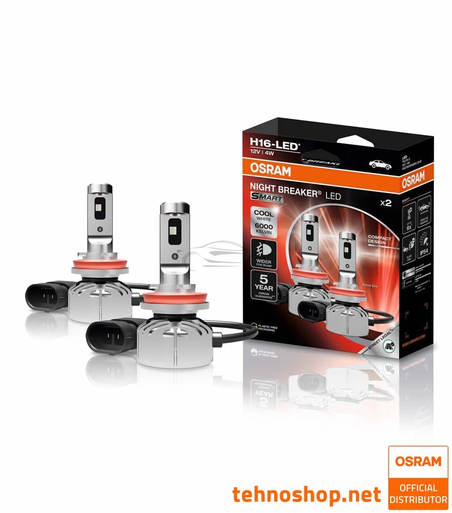 LED BULBS OSRAM NIGHT BREAKER SMART H16 64219DWNBSM-2HB 12V PGJ19