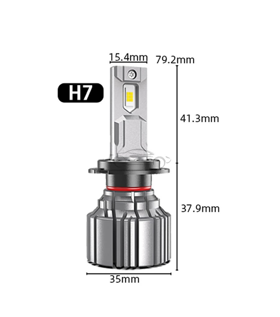 LED ŽARNICE H7 KIT KOMPLET S6 HPC 5800lm 6000K