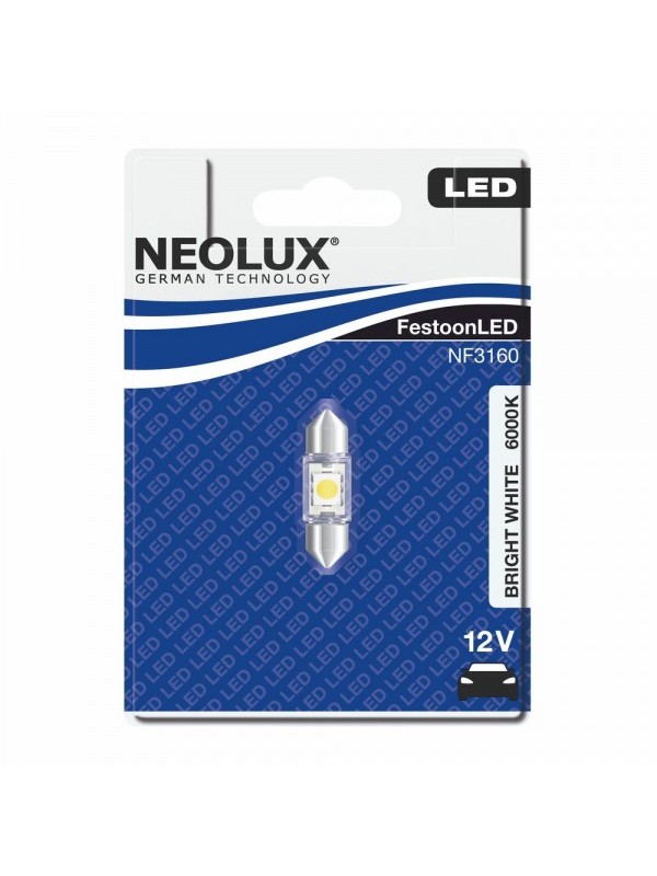 ŽARNICA NEOLUX LED SOFITNA 31 mm NF3160-01B 0,5W 12V SV8.5-8 BLI1