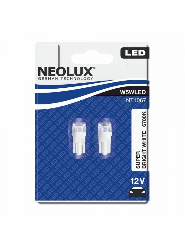 ŽARNICA NEOLUX LED W5W NT1067-02B 0,5W 12V W2,1X9,5D BLI2