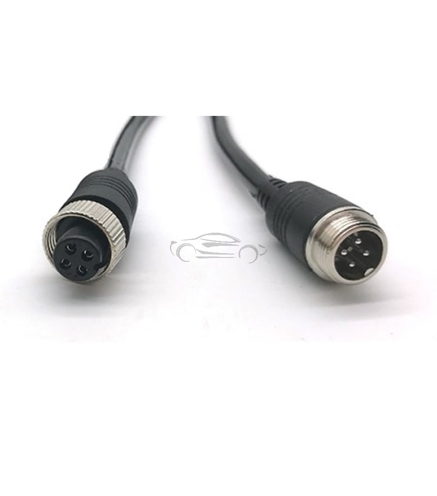 VIDEO CABLE EXTENSION FOR CAMERA 4PIN M12 1m