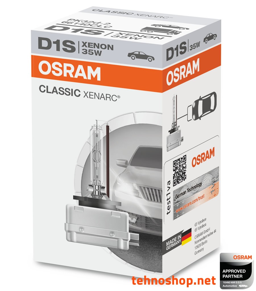 Enhance Clean the room Active BULB OSRAM XENON D1S 66140CLC 35W PK32D-2 FS1