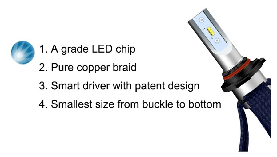 LED žarnica H7 nadomestek za halogensko H7 žarnico