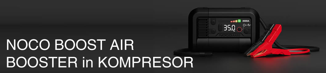 Dobrodošli v svet vrhunske tehnologije z NOCO boosterji, polnilci in litij-ionskimi NLP baterijami!