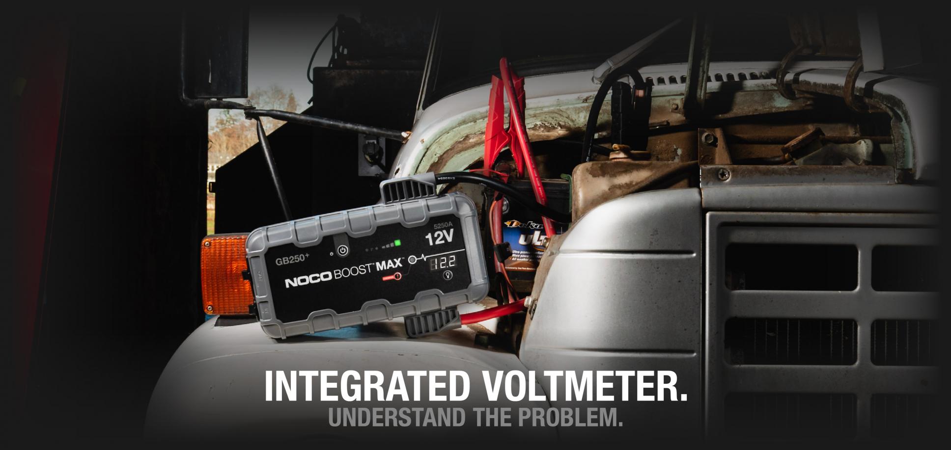 Lithium jump starter Noco GB250. Integrated voltmeter. Understand the problem