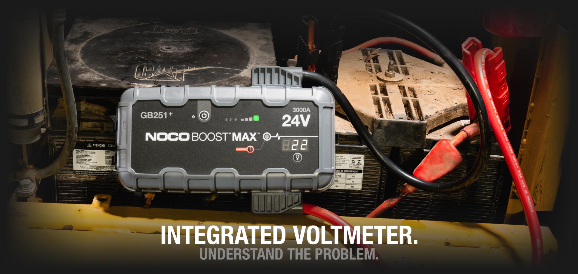 Lithium jump starter Noco GB251. Integrated voltmeter. Understand the problem