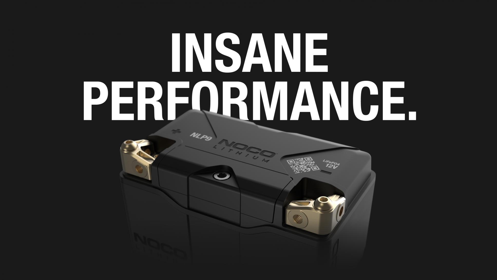 Noco izjemna zmogljivost litionskih baterij za motorje